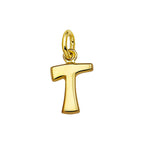 Hanger letter 14k geelgoud