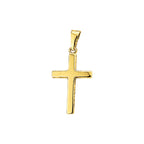 Hanger kruis 14k geelgoud