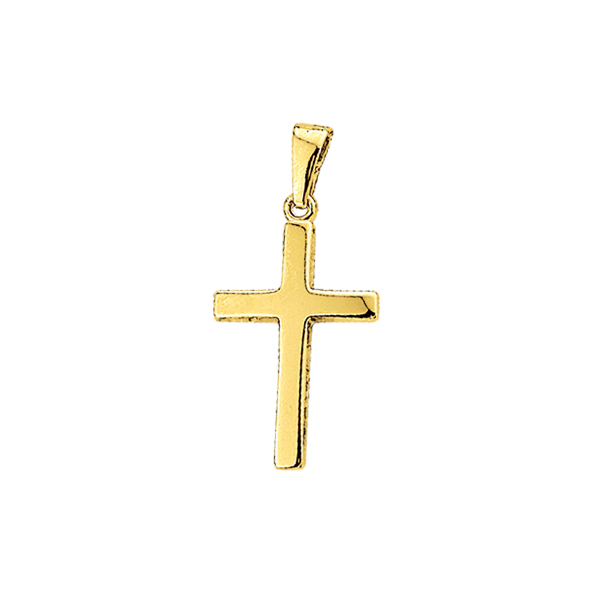 Hanger kruis 14k geelgoud