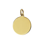 Graveerhanger 14k geelgoud