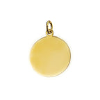 Graveerhanger 14k geelgoud