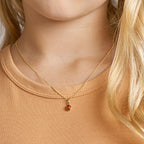 Hanger lieveheersbeestje 14k geelgoud