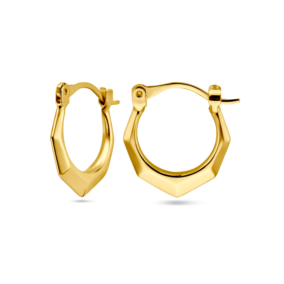 Oorringen lapide 14k geelgoud
