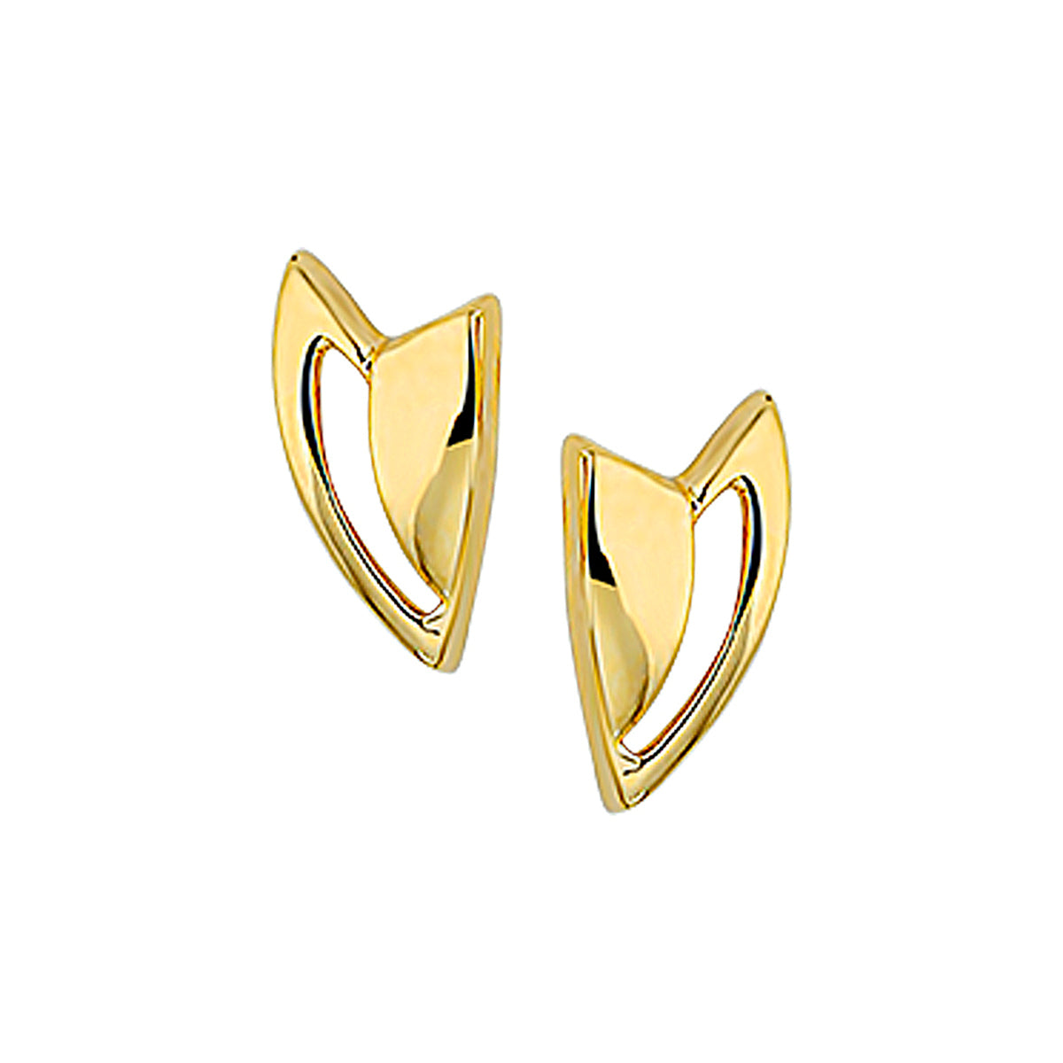 Oorknoppen 14k geelgoud