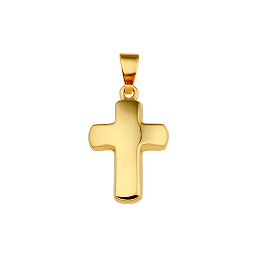 Hanger kruis 14k geelgoud