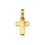 Hanger kruis 14k geelgoud