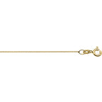 Collier anker rond 0,8 mm 14k geelgoud