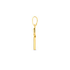 Hanger kruis 14k geelgoud
