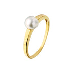 Ring parel 14k geelgoud