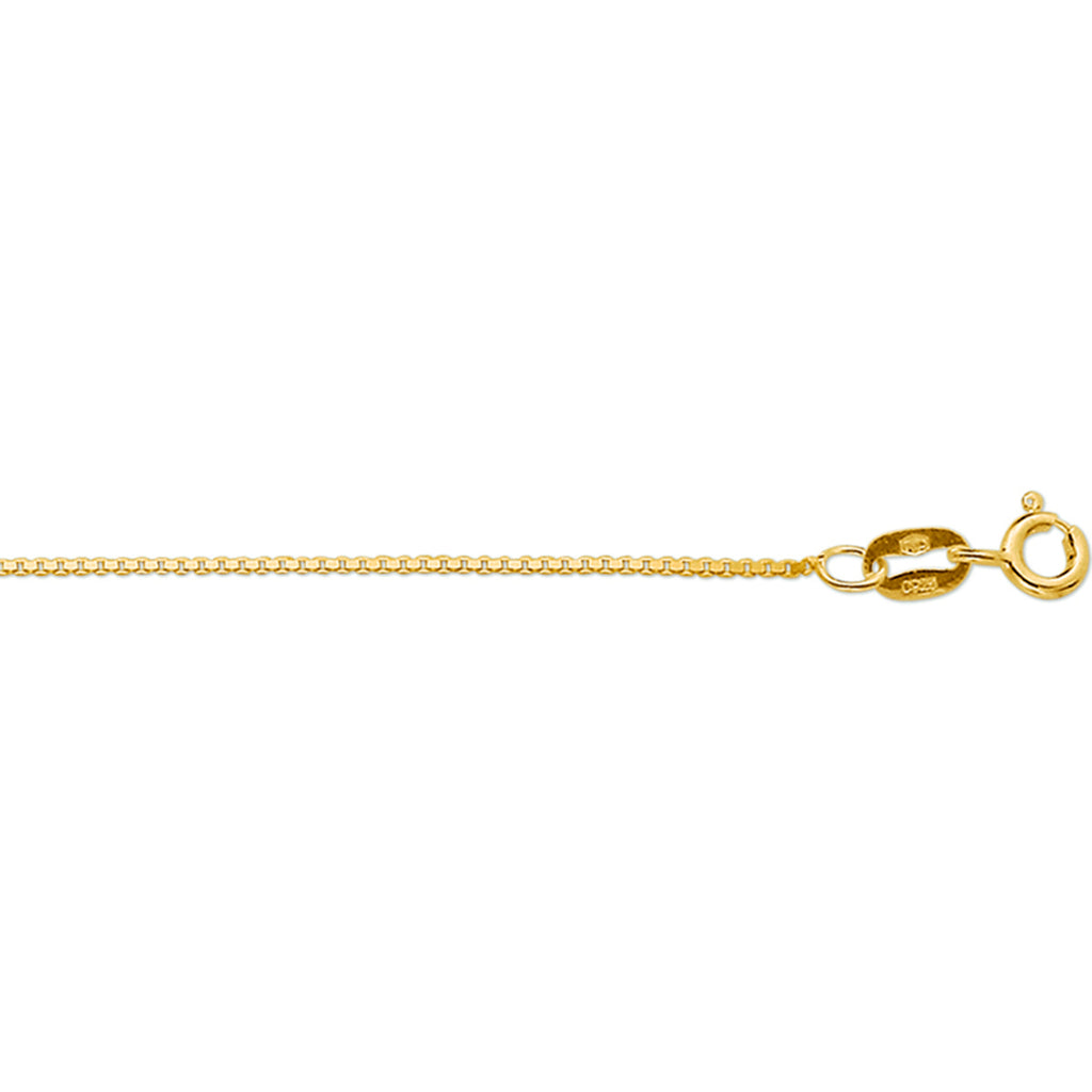 Collier venetiaans 0,6 mm 14k geelgoud