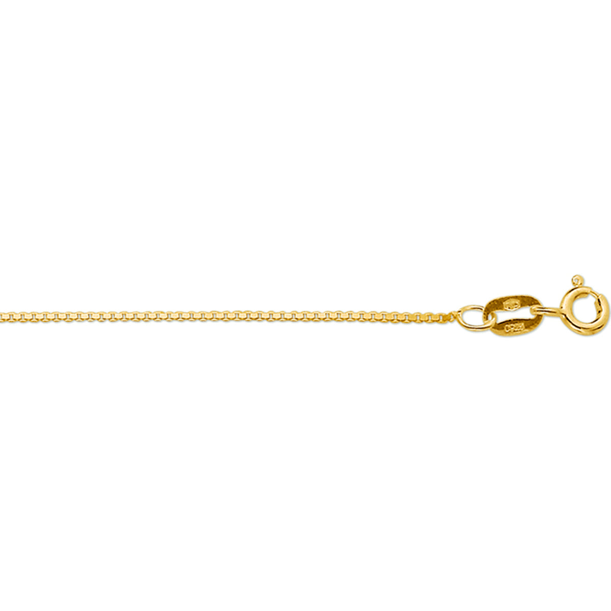 Collier venetiaans 0,6 mm 14k geelgoud
