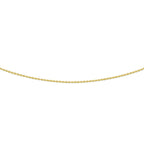 Collier anker plat 0,8 mm 14k geelgoud