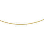 Collier anker rond 1,2 mm 14k geelgoud