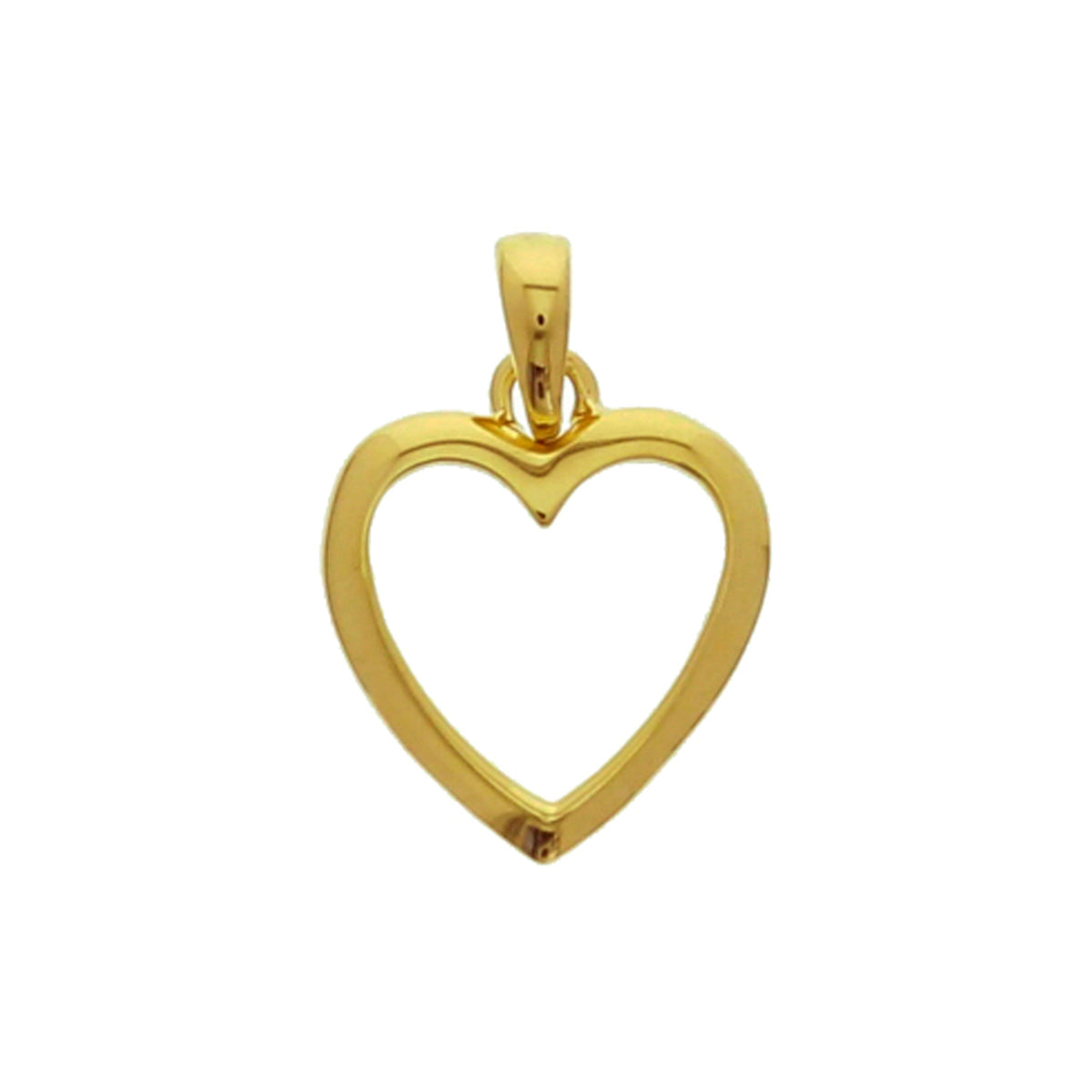 Hanger hart 14k geelgoud