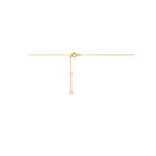 Collier zirkonia 40 - 42 - 44 cm 14k geelgoud