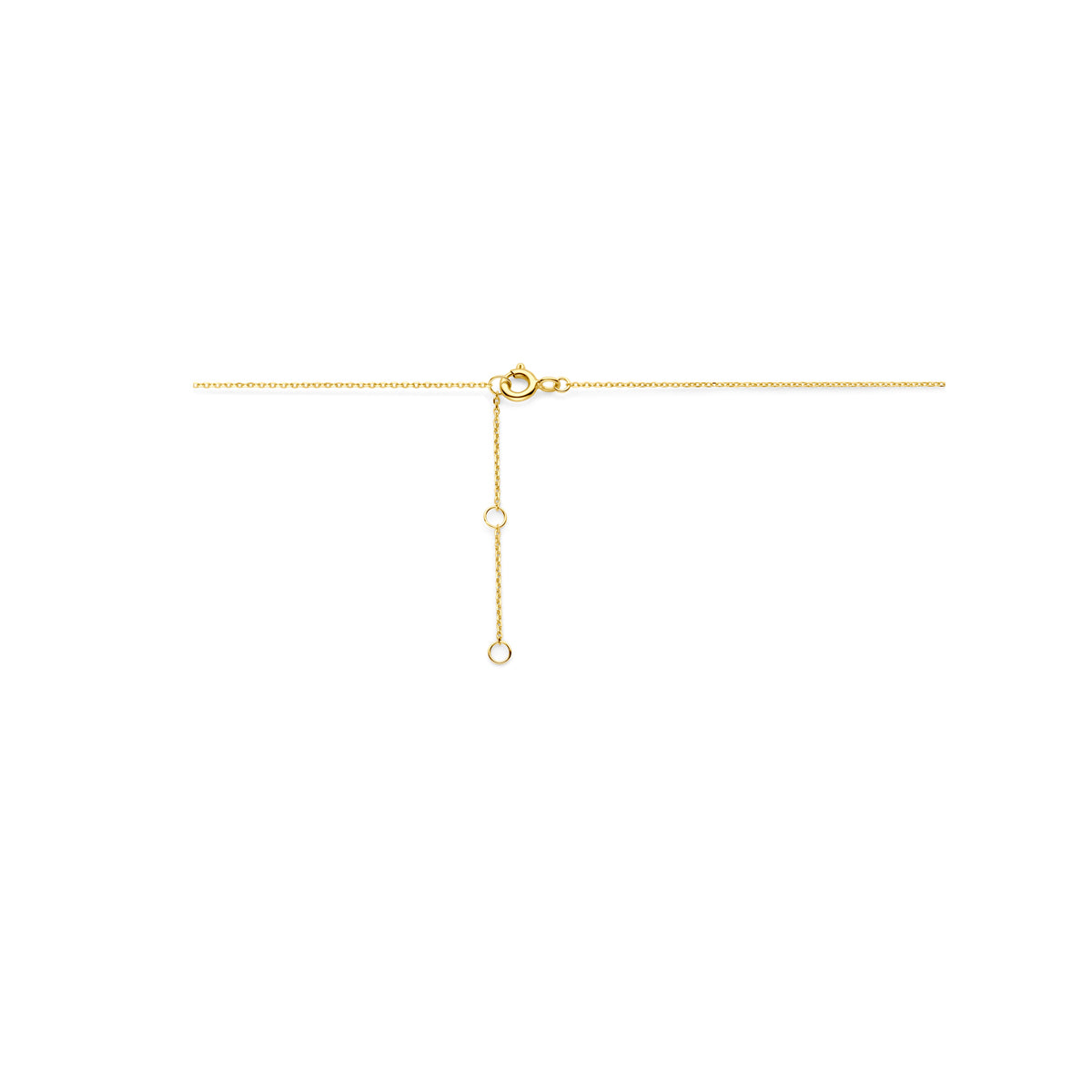 Collier zirkonia 40 - 42 - 44 cm 14k geelgoud