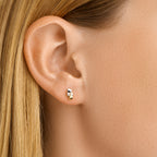 Oorknoppen 14k geelgoud