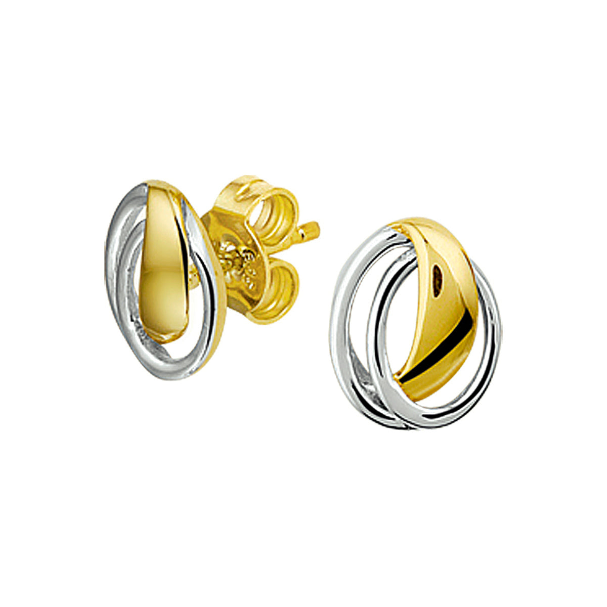 Oorknoppen 14k geelgoud