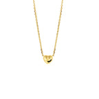 Collier hart 1,0 mm 38 - 40 cm 14k geelgoud
