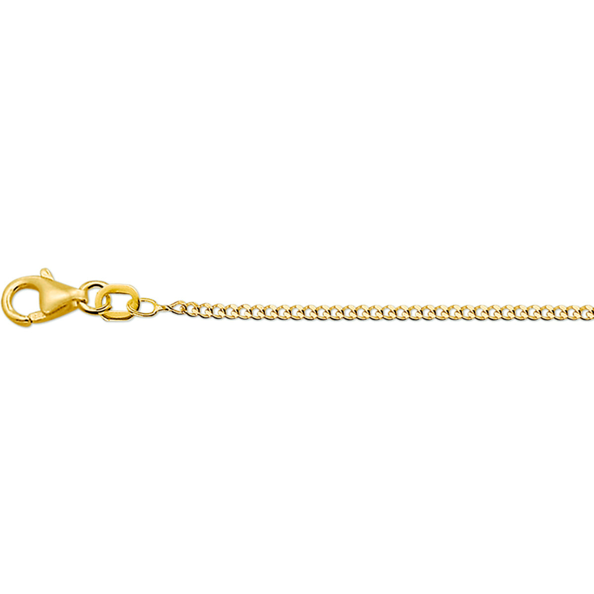 Collier gourmet 1,4 mm 14k geelgoud