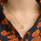 Hanger hart 14k geelgoud