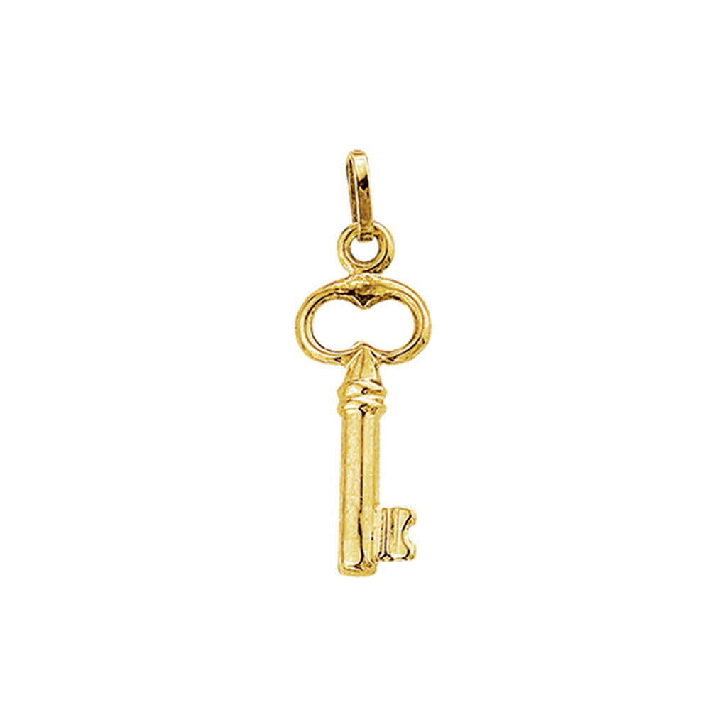 Hanger sleutel 14k geelgoud