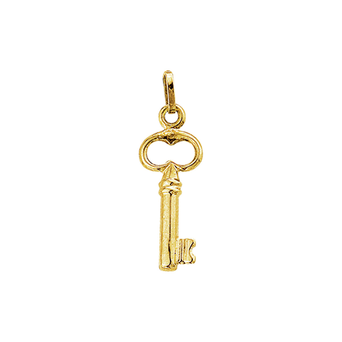 Hanger sleutel 14k geelgoud