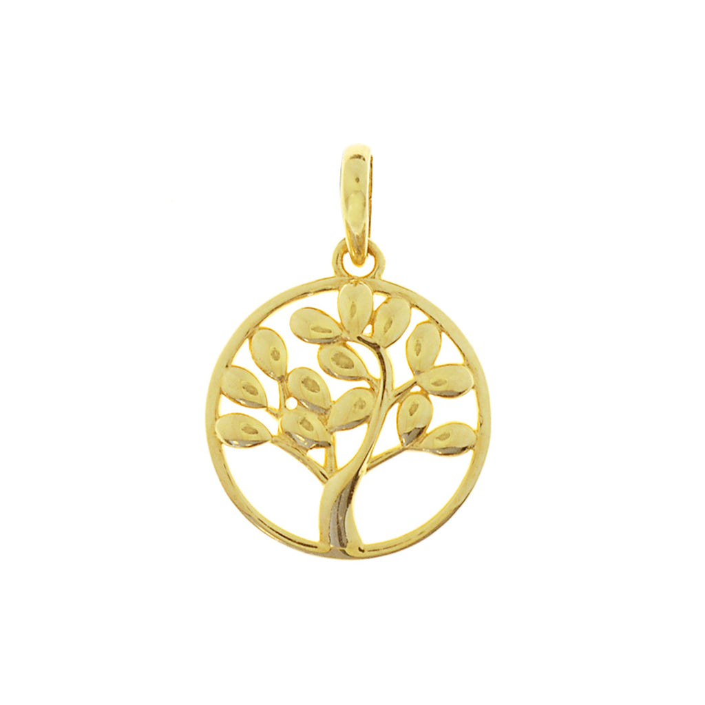 Hanger levensboom 14k geelgoud