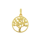 Hanger levensboom 14k geelgoud