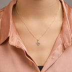 Hanger levensboom 14k geelgoud