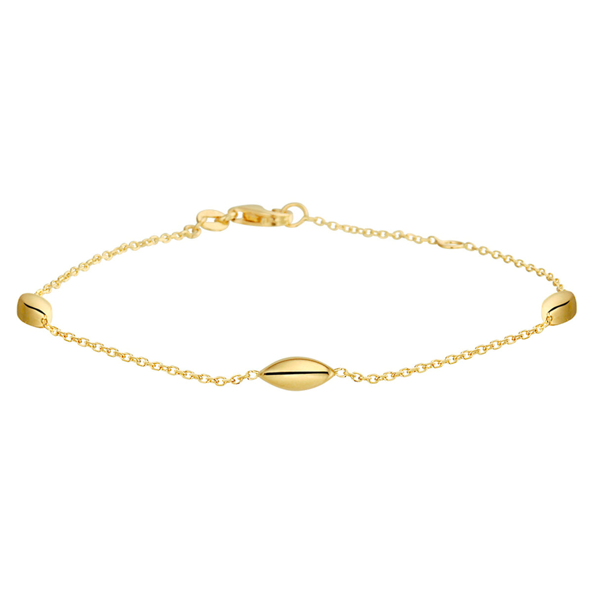 Armband 1,2 mm 17 - 19 cm 14k geelgoud