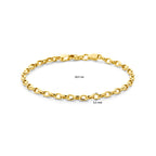 Armband anker 3,1 mm 18,5 cm 14k geelgoud