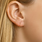 Oorringen bolletje 14k geelgoud