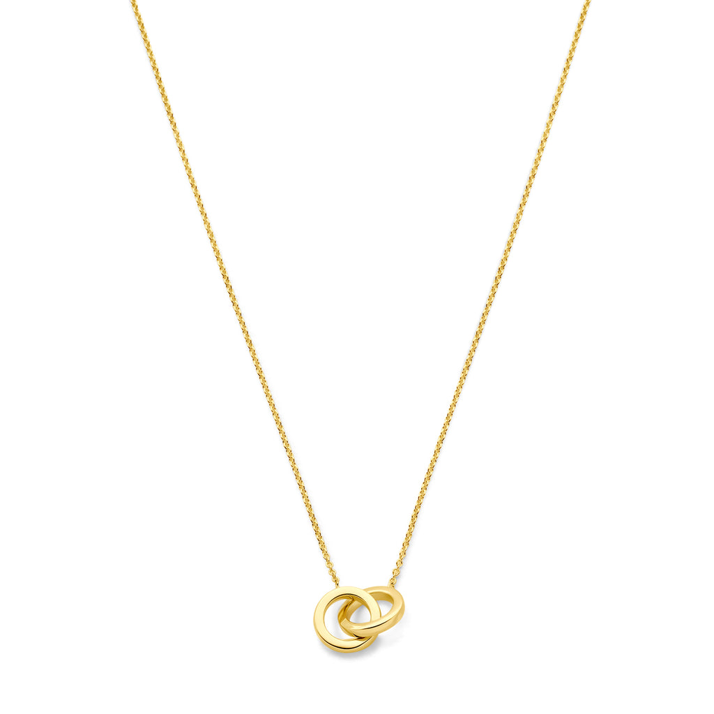 Collier rondjes 40 - 42 - 44 cm 14k geelgoud