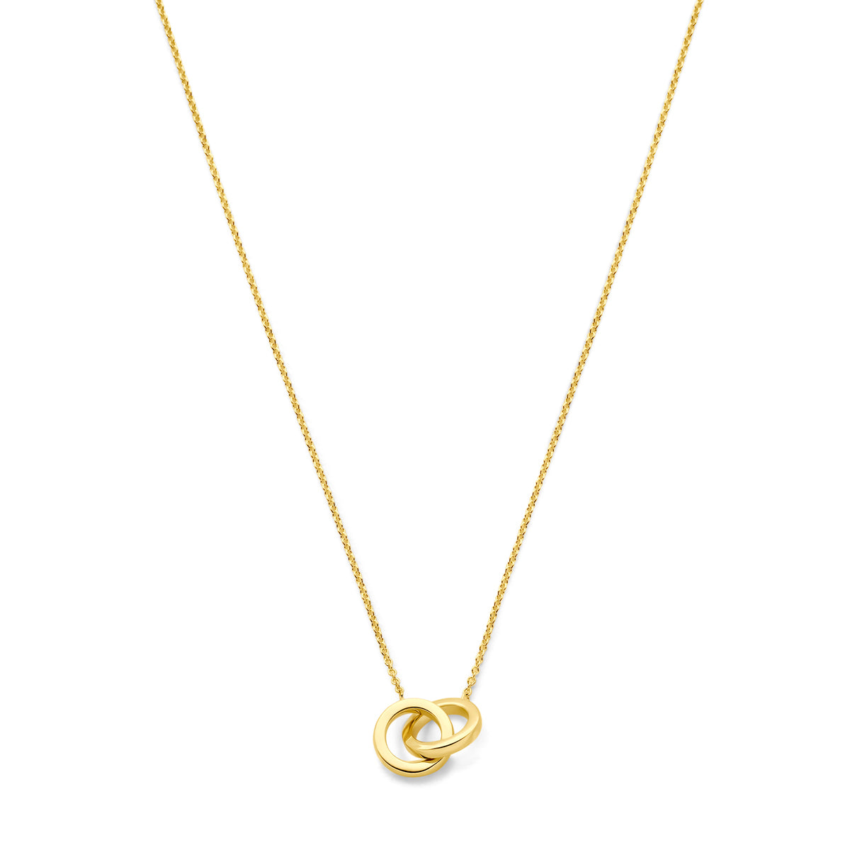 Collier rondjes 40 - 42 - 44 cm 14k geelgoud