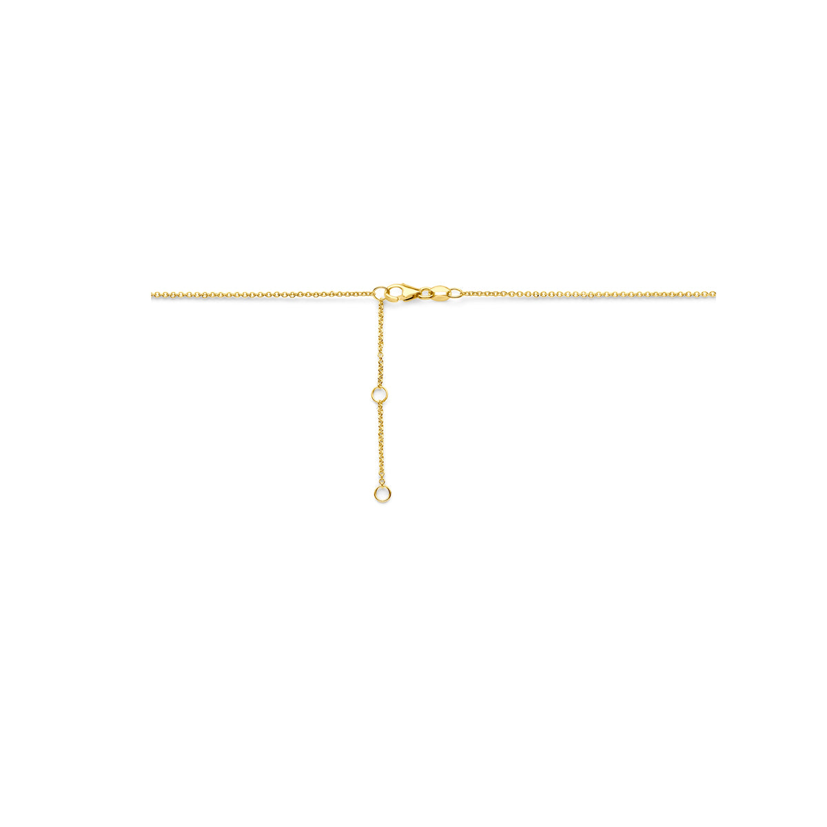 Collier rondjes 40 - 42 - 44 cm 14k geelgoud