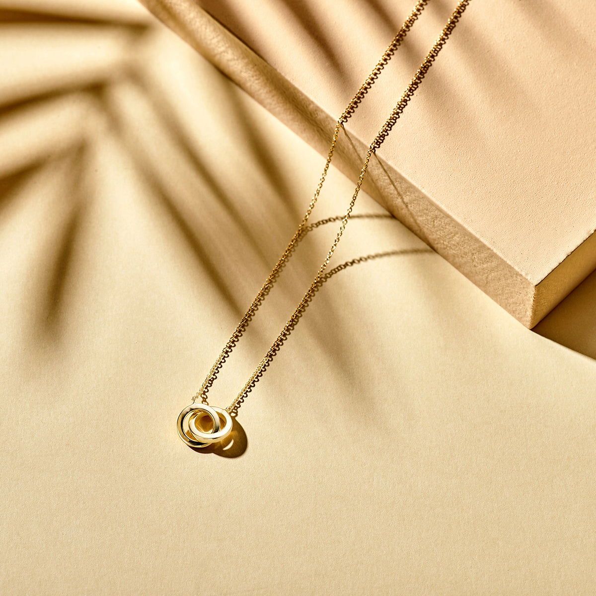 Collier rondjes 40 - 42 - 44 cm 14k geelgoud