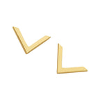 Oorknoppen v 14k geelgoud