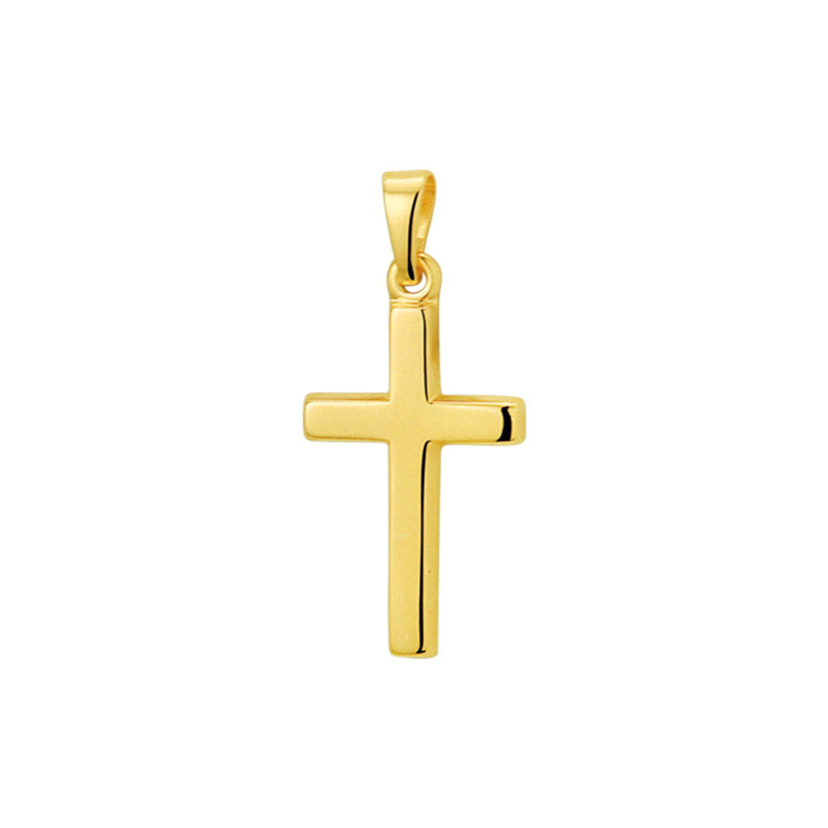 Hanger kruis 14k geelgoud