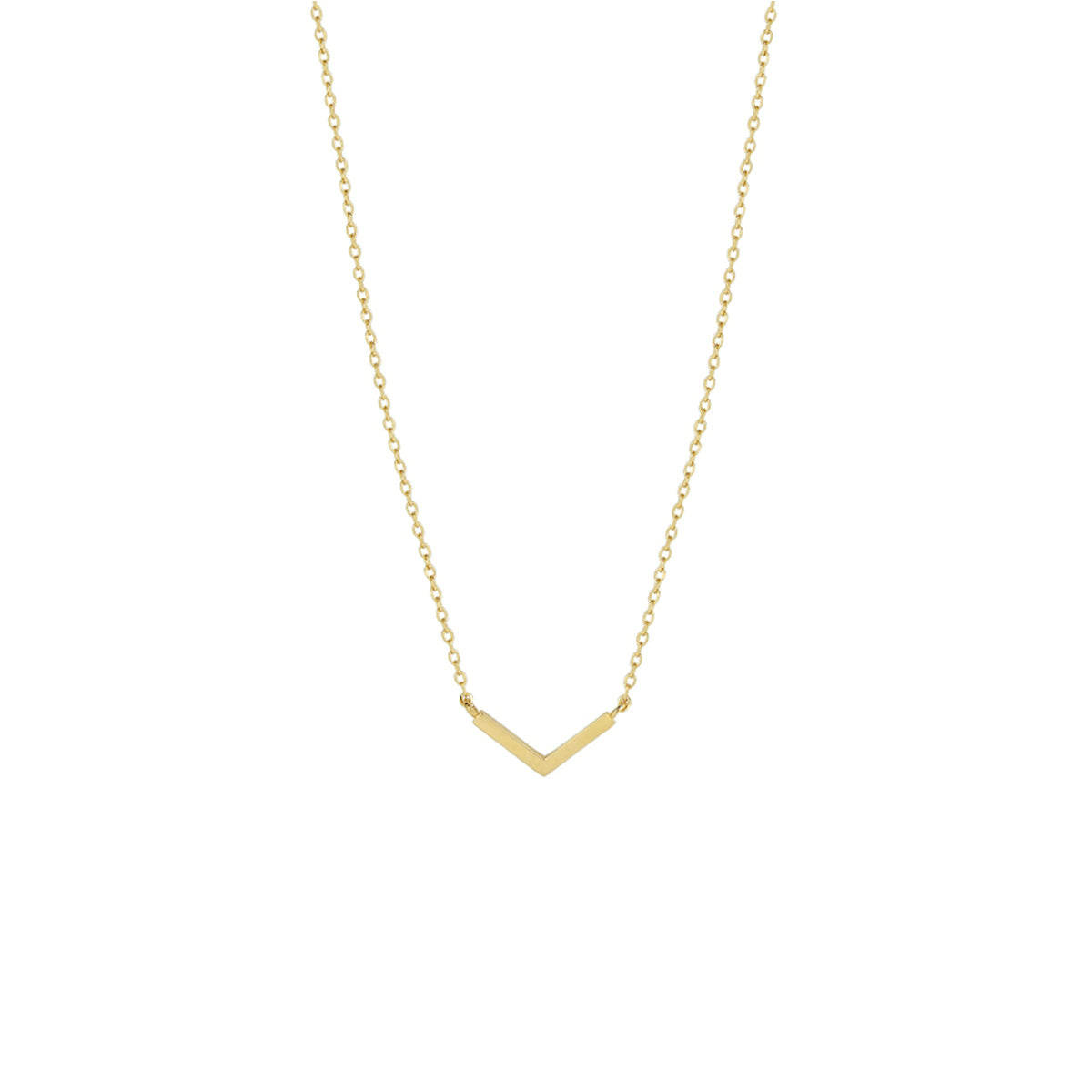 Collier v 0,8 mm 40-42-44 cm 14k geelgoud