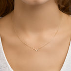 Collier v 0,8 mm 40-42-44 cm 14k geelgoud