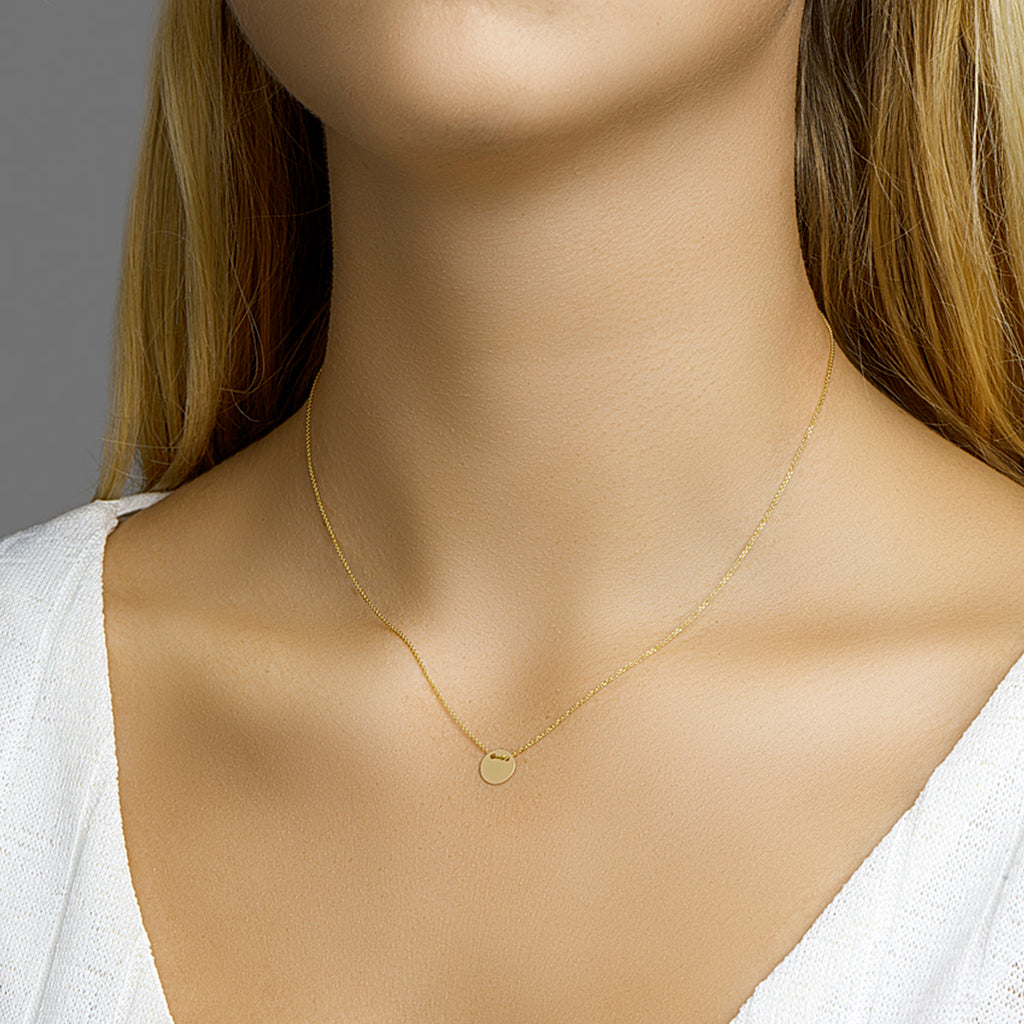 Collier rondje 1,0 mm 40 - 42 cm 14k geelgoud