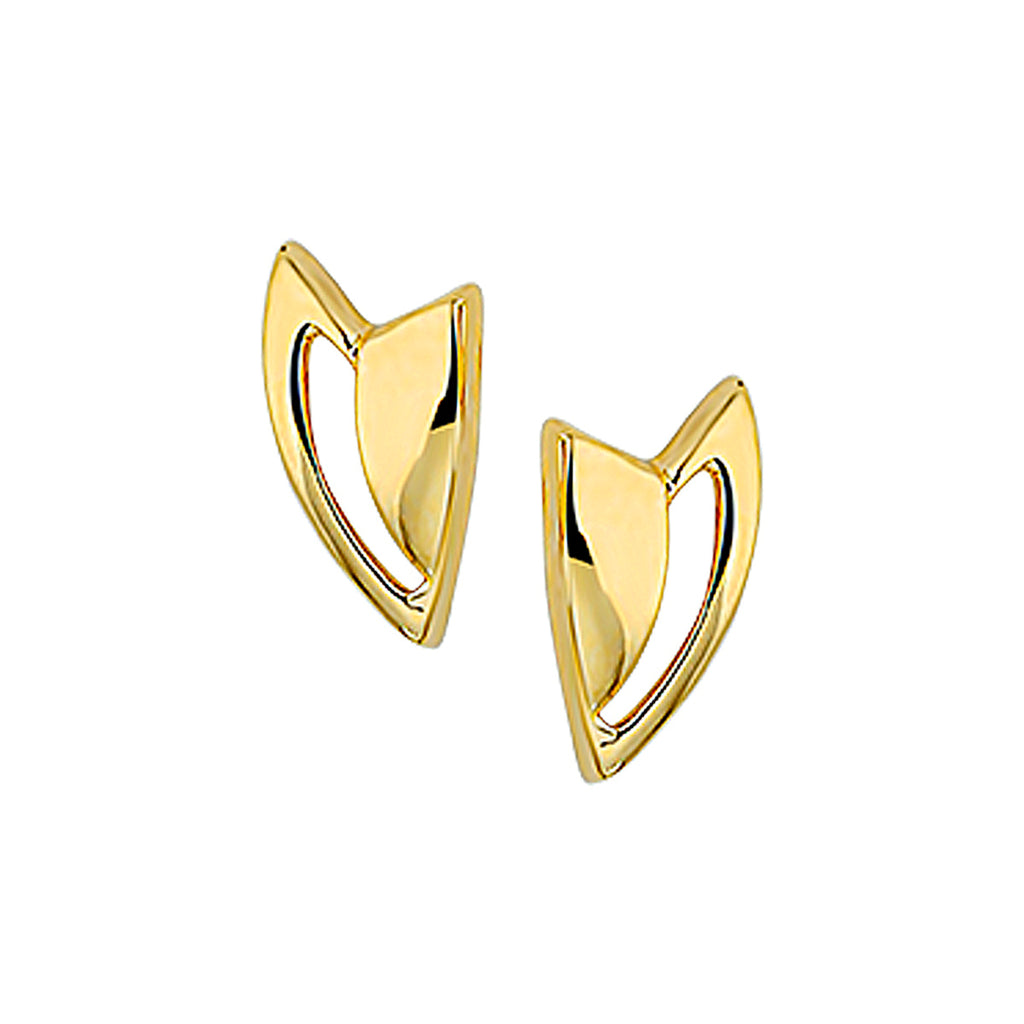 Oorknoppen 14k geelgoud