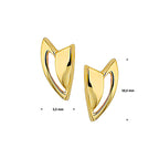 Oorknoppen 14k geelgoud