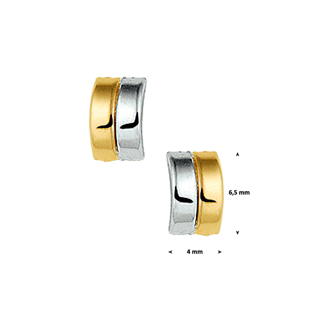 Oorknoppen 14k geelgoud