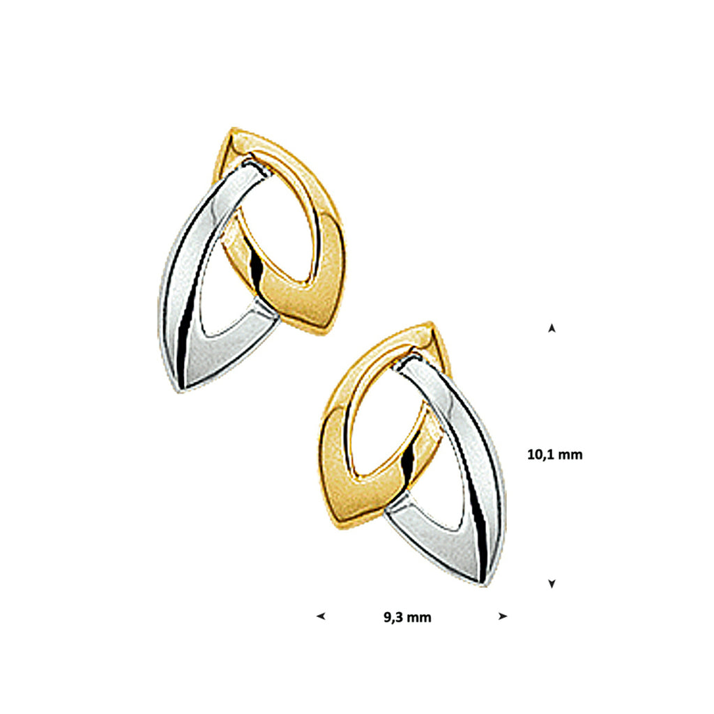 Oorknoppen 14k geelgoud