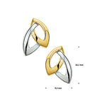 Oorknoppen 14k geelgoud