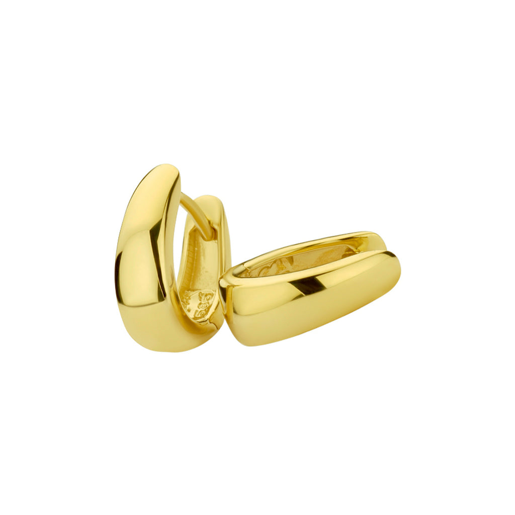 Klapoorringen 14k geelgoud