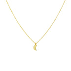 Collier maan 41 - 43 - 45 cm 14k geelgoud