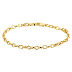 Armband anker 3,5 mm 18,5 cm 14k geelgoud